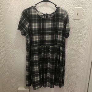 Clad and Cloth plaid dress